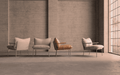 Pico Rectangular Ottoman - Pico lounge chair lifestyle 06