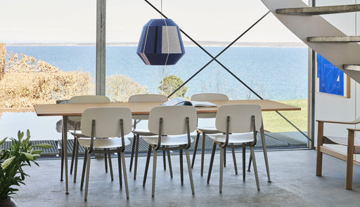 Pyramid 02 Table Black powder coated steel frame - HAY
