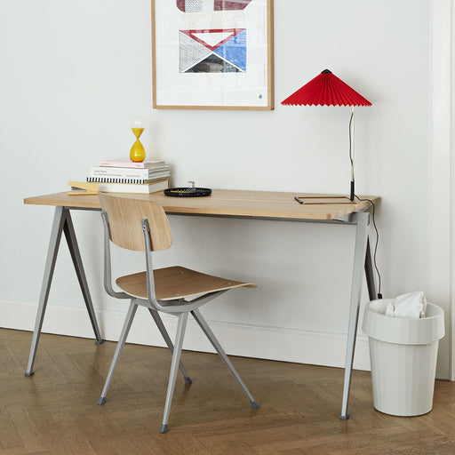 Pyramid 01 Table Black powder coated steel frame - HAY