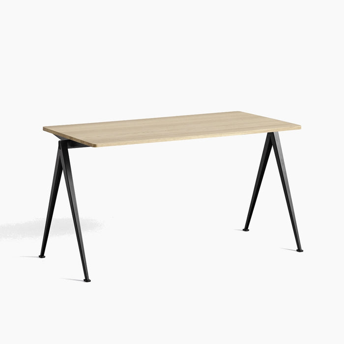 Pyramid 01 Table Black powder coated steel frame - HAY