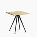 Pyramid 21 Café Table Black powder coated steel frame - HAY