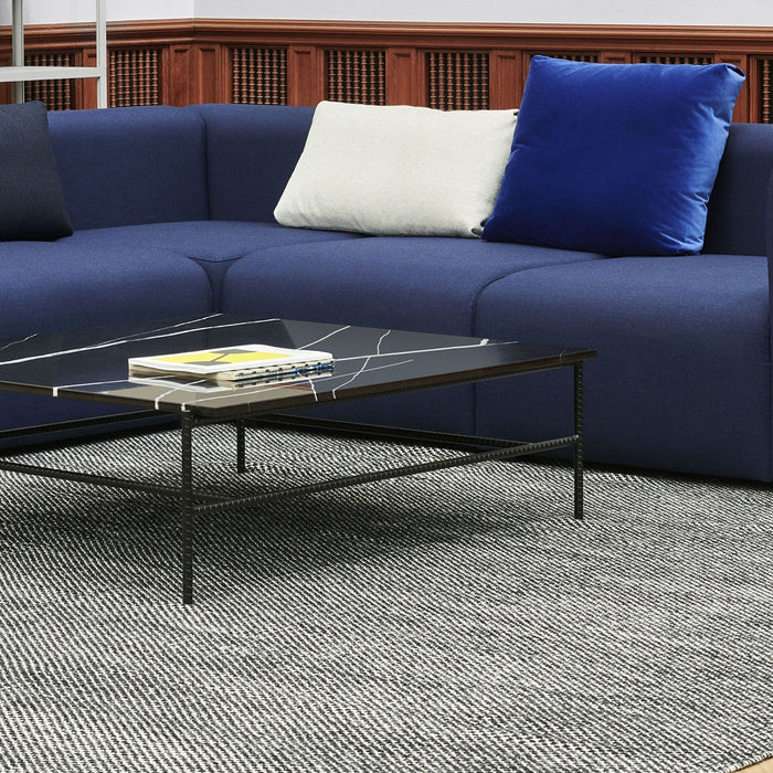 Rebar Coffee table Fossil grey powder coated steel frame - HAY