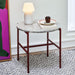 Rebar Side table Soft Black powder coated steel frame - HAY