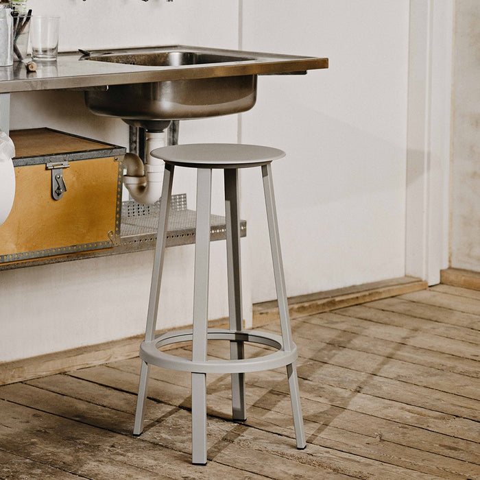 Revolver Bar Stool Low H65 Standard glider - HAY