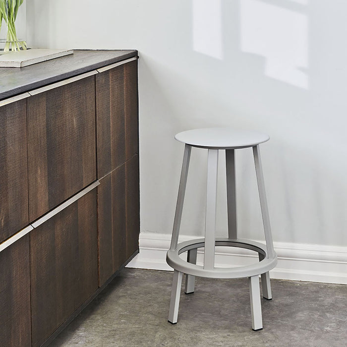 Revolver Bar Stool Low H65 Standard glider - HAY