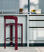 Rey Bar stool Low 4 leg base H65 Standard glider - HAY