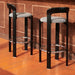 Rey Bar stool High 4 leg base H75 Standard glider - HAY