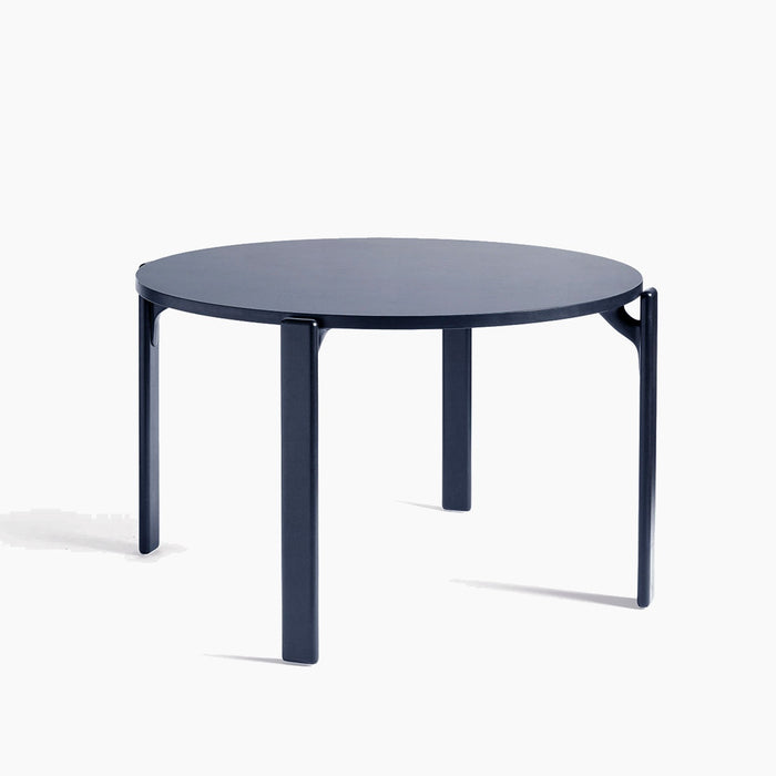 Rey Table Deep blue water-based lacquered beech frame - HAY