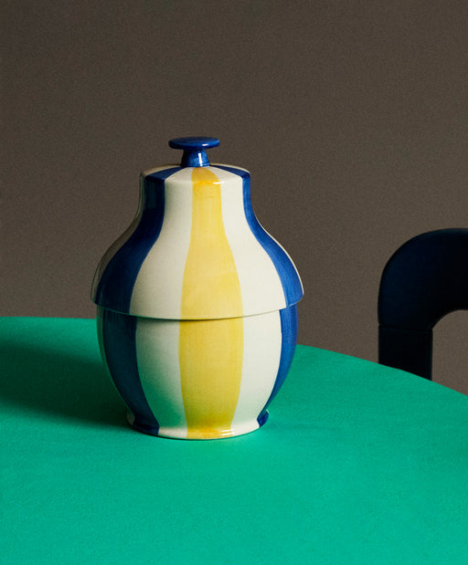 Sobremesa Stripe Cookie Jar - HAY