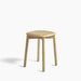 Soft Edge72 Black water-based lacquered solid oak 4 leg base Standard glider - HAY