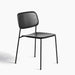 Soft Edge40 Fall red powder coated steel 4 leg base Standard glider - HAY