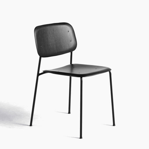 Soft Edge40 Chromed steel 4 leg base Standard glider - HAY