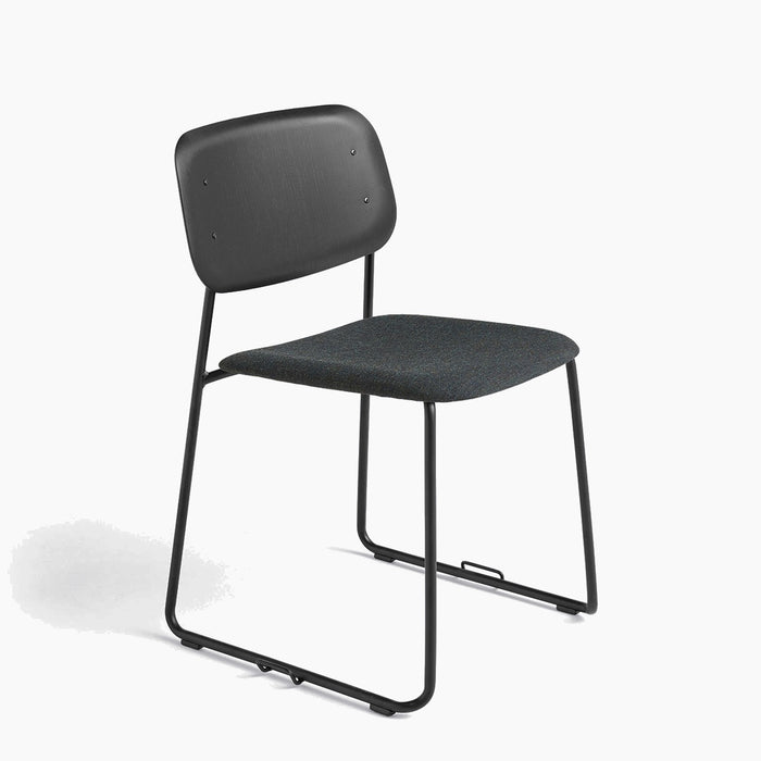 Soft Edge52 Chair Chromed steel sled base Hook link Standard glider - HAY