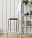 Soft Edge80 Soft grey powder coated steel 4 leg base H65 Standard glider - HAY