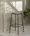 Soft Edge85 Black powder coated steel 4 leg base H65 Standard glider - HAY