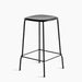 Soft Edge85 Black powder coated steel 4 leg base H75 Standard glider - HAY