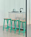 Taburete 8 Bar stool High Black powder coated base H75 - HAY