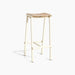 Taburete 8 Bar stool High Black powder coated base H75 - HAY