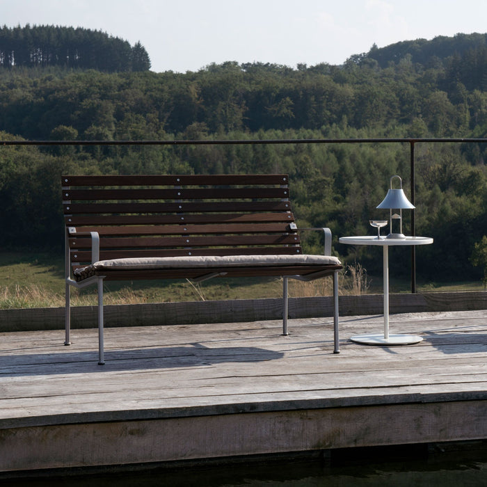 Traverse Lounge Bench w. arm - HAY