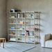 Woody Shelving Smokey grey beech frame 2.0 - HAY