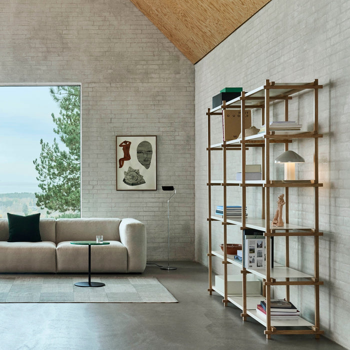Woody Shelving Smokey grey beech frame 2.0 - HAY