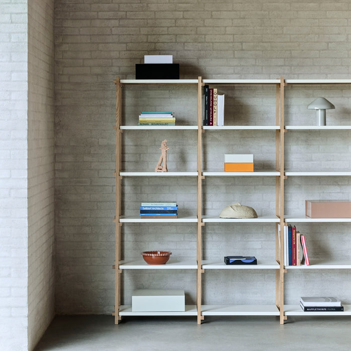Woody Shelving Smokey grey beech frame 2.0 - HAY