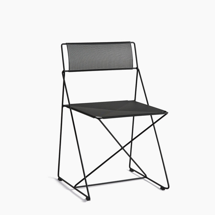 X-Line Chair Autumn green powder coated steel base - HAY