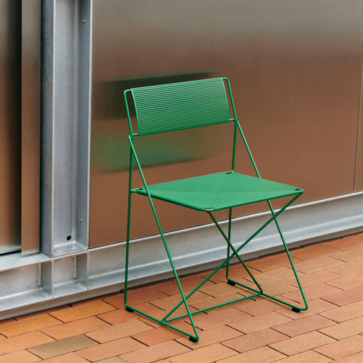 X-Line Chair Moss powder coated steel base 2.0 - HAY