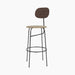Afteroom Bar Chair Plus, Seat Upholstered - Dark Stained Oak | Audo Bouclé 02