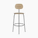 Afteroom Bar Chair Plus, Seat Upholstered - Natural Oak | Sierra 1611