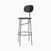 Afteroom Bar Chair Plus, Veneer - Black Painted Ash