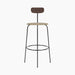 Afteroom Bar Chair, Seat Upholstered - Dark Stained Oak | Audo Bouclé 02