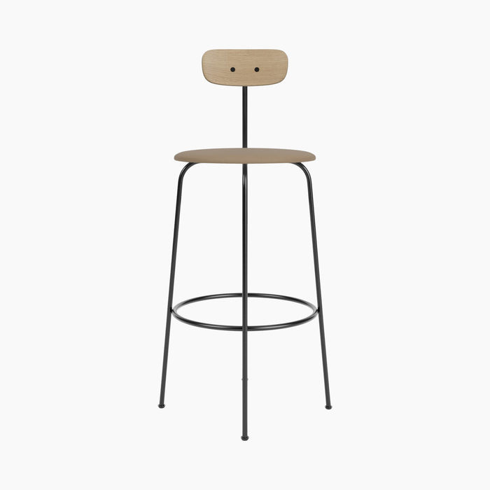 Afteroom Bar Chair, Seat Upholstered - Natural Oak | Sierra 1611