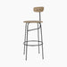 Afteroom Bar Chair, Seat Upholstered - Natural Oak | Sierra 1611