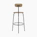 Afteroom Bar Chair, Seat Upholstered - Natural Oak | Sierra 1611