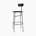 Afteroom Bar Chair, Seat Upholstered - Black Painted Ash | Sierra 1001