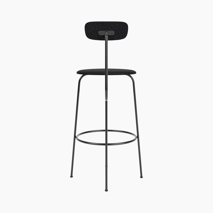 Afteroom Bar Chair, Seat Upholstered - Black Painted Ash | Sierra 1001