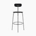 Afteroom Bar Chair, Seat Upholstered - Black Painted Ash | Sierra 1001