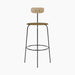 Afteroom Bar Chair, Seat Upholstered - Natural Oak | Audo Bouclé 06