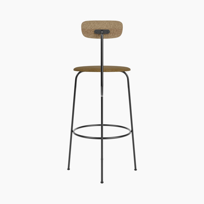 Afteroom Bar Chair, Seat Upholstered - Natural Oak | Audo Bouclé 06