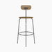 Afteroom Bar Chair, Seat Upholstered - Natural Oak | Audo Bouclé 06