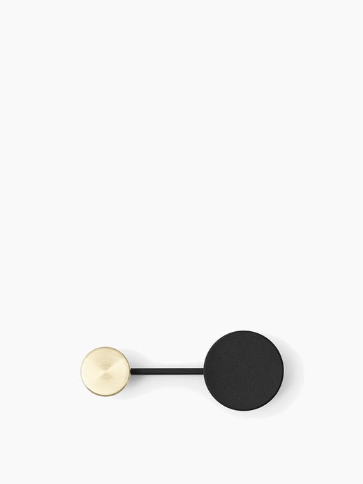 Afteroom Coat Hanger, Small - Black/Brass