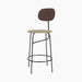 Afteroom Counter Chair Plus, Seat Upholstered - Dark Stained Oak | Audo Bouclé 02
