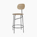 Afteroom Counter Chair Plus, Seat Upholstered - Natural Oak | Sierra 1611