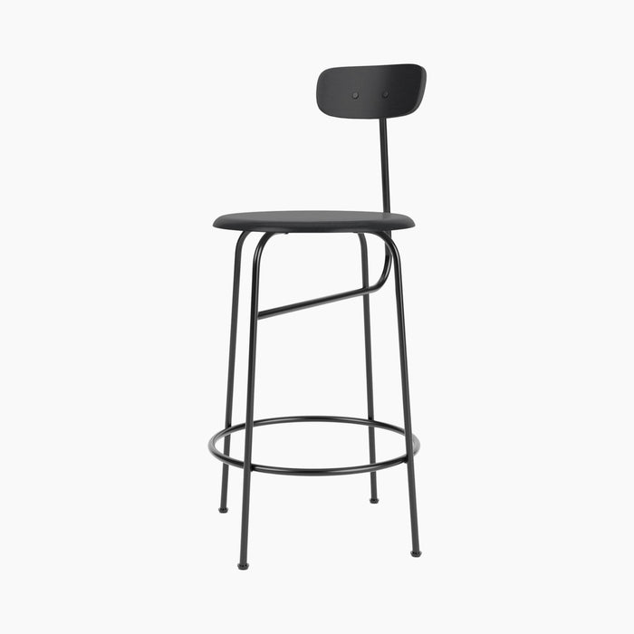 Afteroom Counter Chair, Veneer - Black Painted Ash