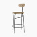 Afteroom Counter Chair, Seat Upholstered - Natural Oak | Audo Bouclé 06