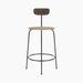 Afteroom Counter Chair, Seat Upholstered - Dark Stained Oak | Audo Bouclé 02