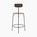 Afteroom Counter Chair, Seat Upholstered - Dark Stained Oak | Audo Bouclé 02
