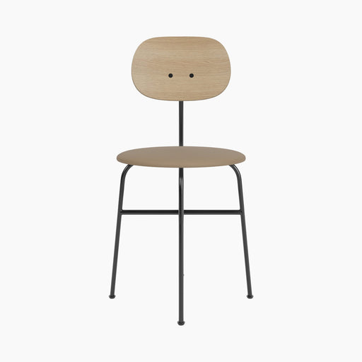 Afteroom Dining Chair Plus, Upholstered Seat - Natural Oak | Sierra 1611