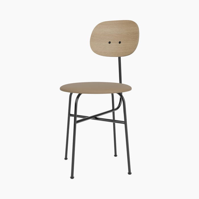 Afteroom Dining Chair Plus, Upholstered Seat - Natural Oak | Sierra 1611